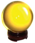 Crystal Ball 50mm Golden