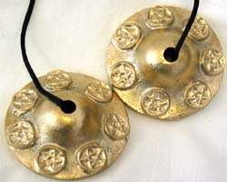 Tingsha Bells: Pentagram (~2 3/4"diameter)