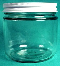 12 oz Clear Glass Jar