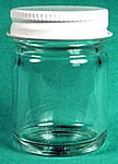 1 oz Clear Glass Jar - Click Image to Close