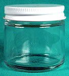 2 oz. Clear Glass Jar