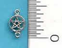 Pentacle: 1/4in Double (10) Pewter