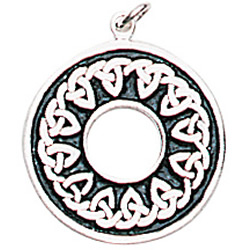 Wheel of Arionrod Sterling Silver Pendant