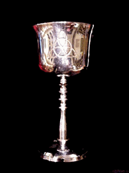 Chalice: Dome Top Triquetra Chalice