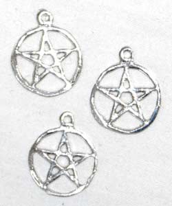 Pentagram Charms (set of 10)