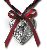 The Reliquary Heart Locket Necklace - Click Image to Close