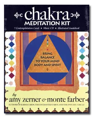 Charka meditation Kit (7 cards & Book & CD) by Zerner/ Farber