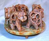 Crystal Holder: Elephant - Stone Crystal Holder: Elephant - Stone