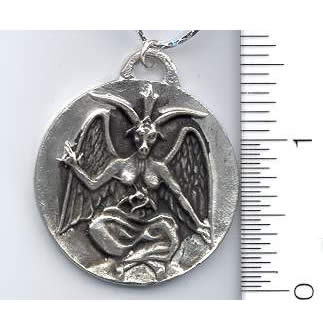 Amulet: Baphomet (silver finish)