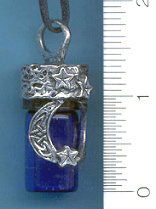 Oil Bottle Moon & Stars - Pewter Oil Bottle Moon & Stars - Pewter