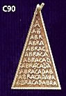 Abraca Triangle Charm for Unexpected Good Fortune