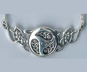 Necklace: Celtic Sterling with Chain Necklace: Celtic Sterling with Chain