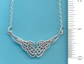 Necklace Celtic Knot Sterling with Chain Necklace Celtic Knot Sterling with Chain
