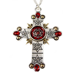 The Rose Cross Necklace