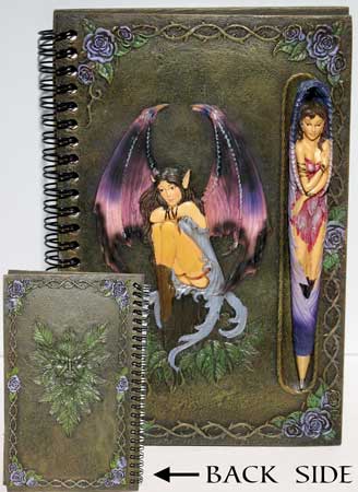 Fairy W/ Pen Blank Book of Shadows - Sketchbook