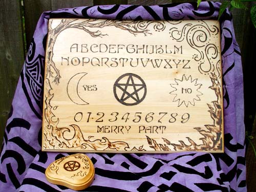 Elemental Spirit Board - Witch Board / Ouija Board- Hand-Crafted