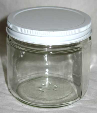 16 oz Clear Glass Jar
